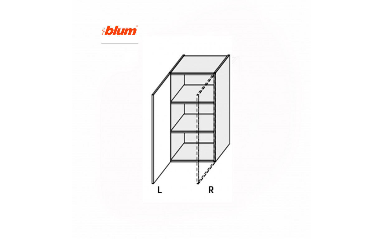 Кухонна секція Міленіум WG верхня 30В/900 1дв Pro Blum ПРАВА - Фото